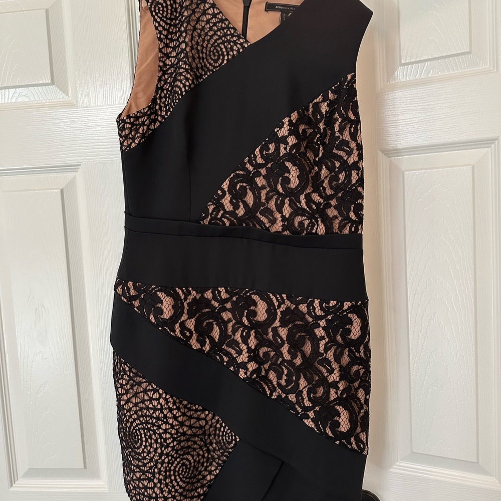 BCBG Black Lace Cocktail Dress